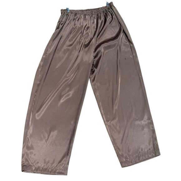 Lane Bryant Intimates Brown Satin Silky Pants 14/16 - Picture 3 of 7